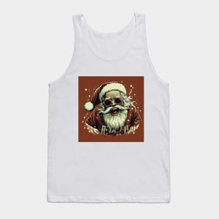 Santa Claus cool t-shirt design Tank Top